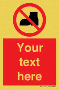 Custom No outdoor footwear